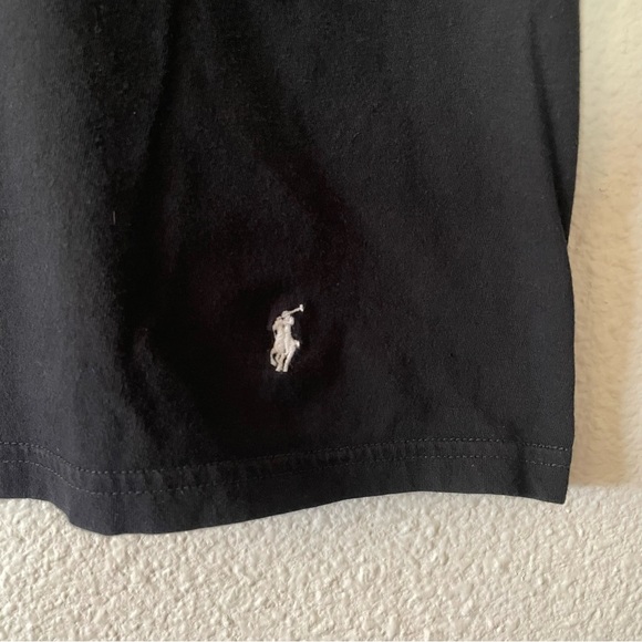 Polo Ralph Lauren Classic Fit Shirt Men’s XL Black Cotton V Neck Lounge Wear - Picture 4 of 7